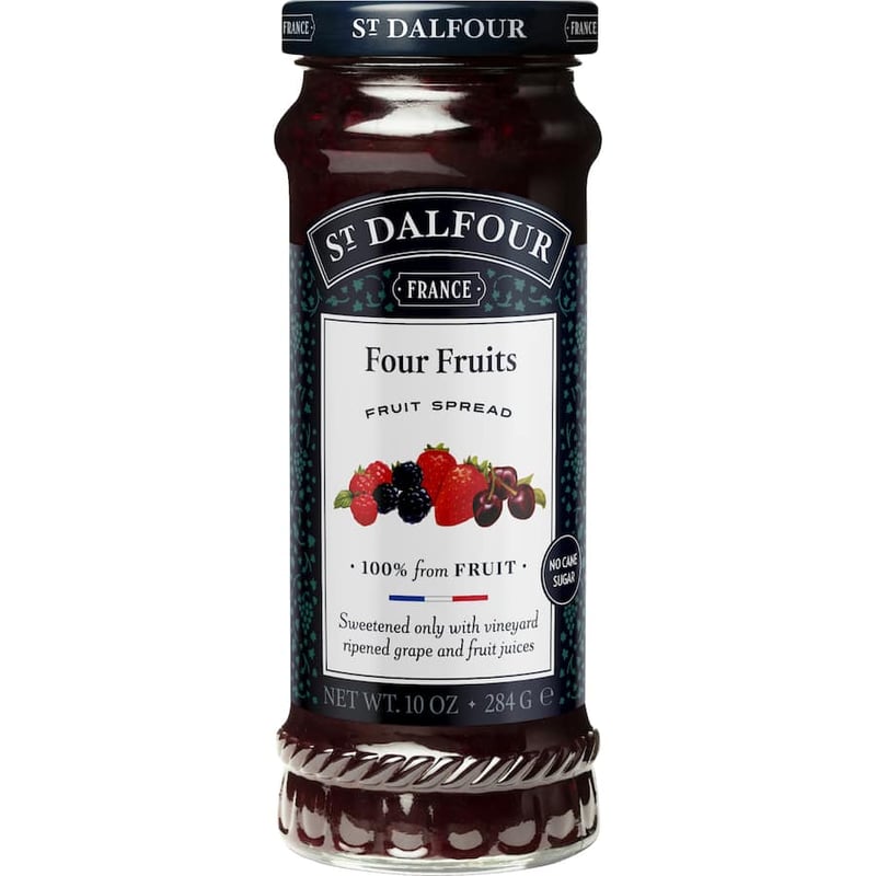 St Dalfour Mixed Fruit Jam Spread Four Fruits