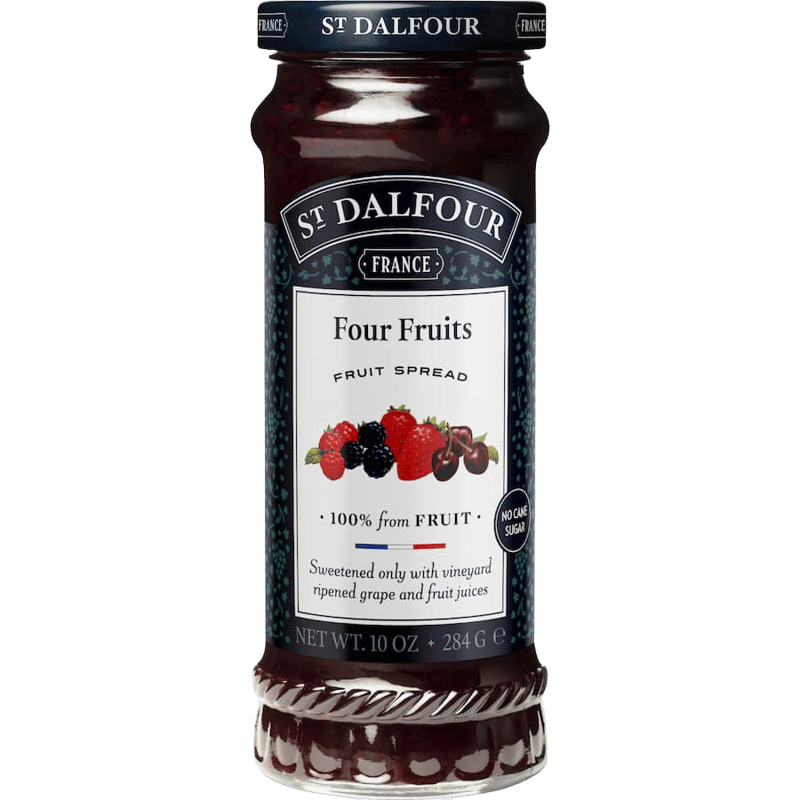 St Dalfour Mixed Fruit Jam Spread Four Fruits