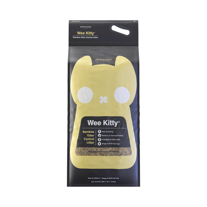 Rufus & Coco Wee Kitty Bamboo Odor Control Litter 18l - 9kg