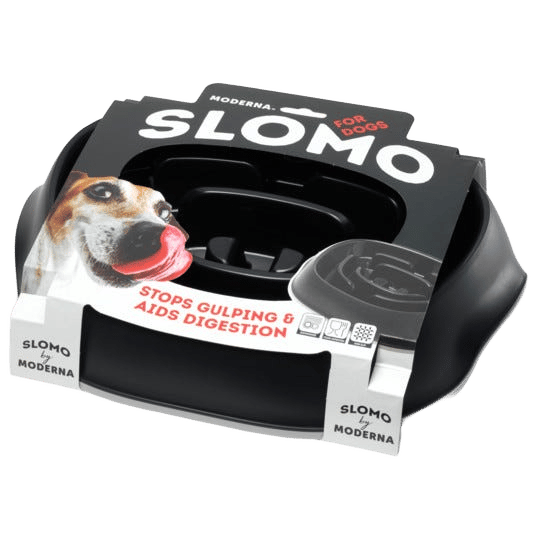 Moderna Slomo Slow Feeder For Dogs Black - 950ml