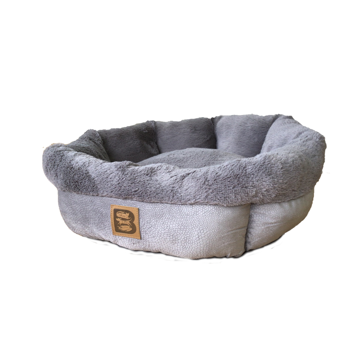 Brooklands Cat Bed Cozy Round Grey 53cm