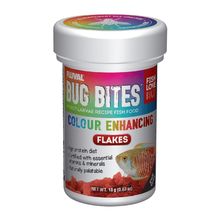 Fluval Bug Bites Colour Enhancing Flakes 18g