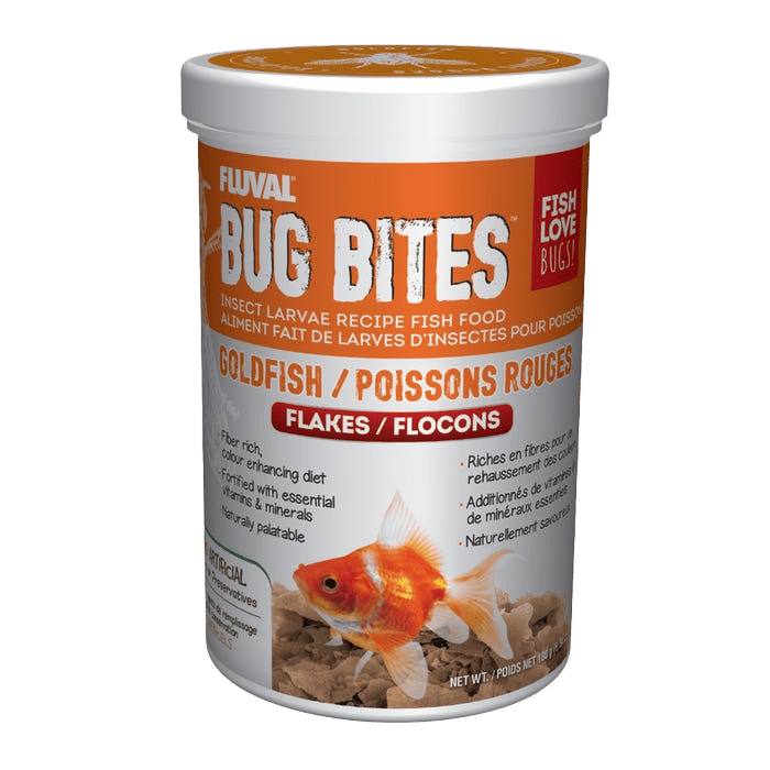 Fluval Bug Bites Goldfish Flakes 180g