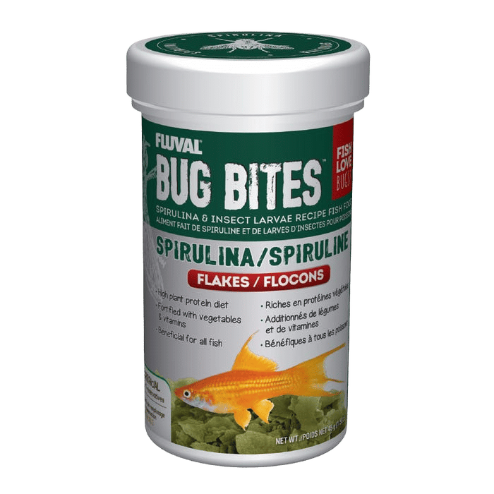 Fluval Bug Bites Spirulina Flakes 45g