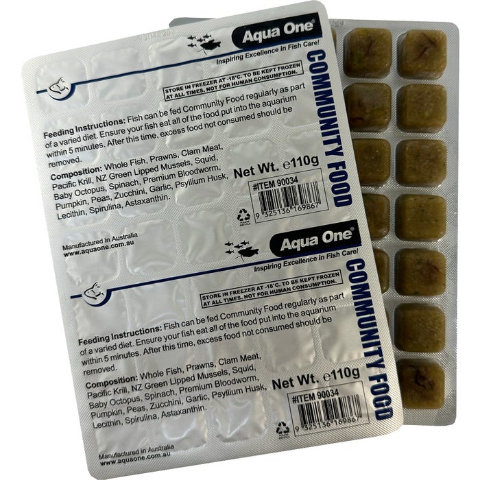 Frozen Aqua One Community Food 110g