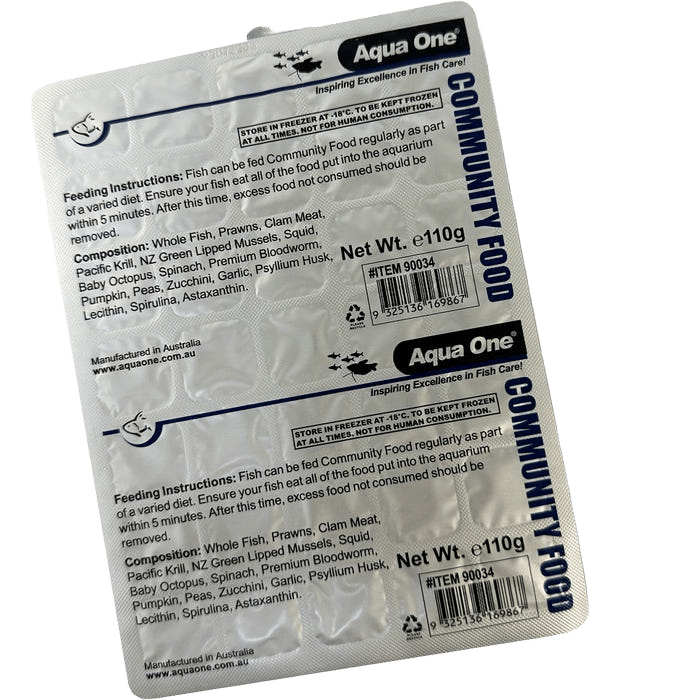 Frozen Aqua One Community Food 110g