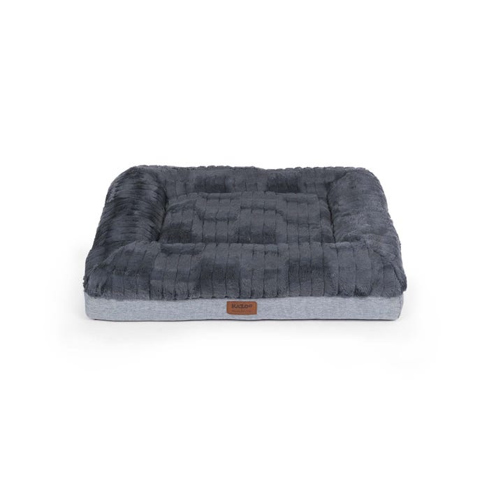 Kazoo Dark Cloud Comfort Bed Grey Black L