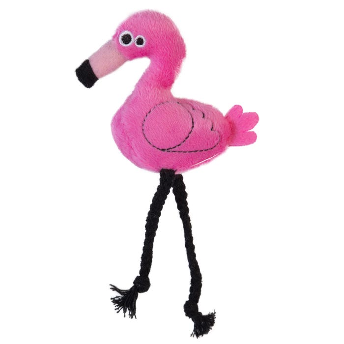 Madcat Flingin' Flamingo Catnip & Silvervine Toy