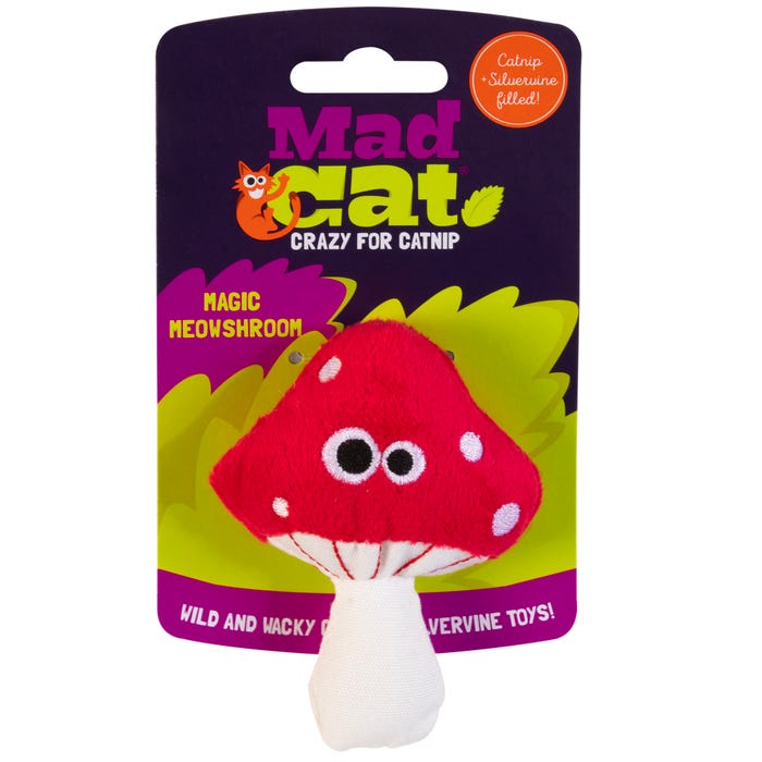 Madcat Magic Meowshroom Catnip & Silvervine Toy
