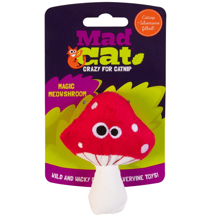 Madcat Magic Meowshroom Catnip & Silvervine Toy