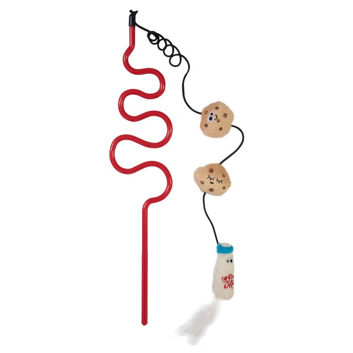 Madcat Wacky Wand Milk N' Cookies Catnip & Silvervine Toy