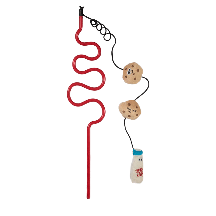 Madcat Wacky Wand Milk N' Cookies Catnip & Silvervine Toy