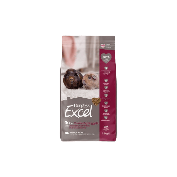 Burgess Excel Indoor Guinea Pig Nuggets 1.5kg