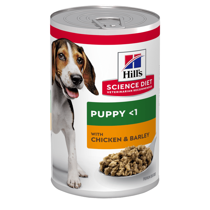Hill's Science Diet Puppy Chicken And Barley Canned Dog Food 370g