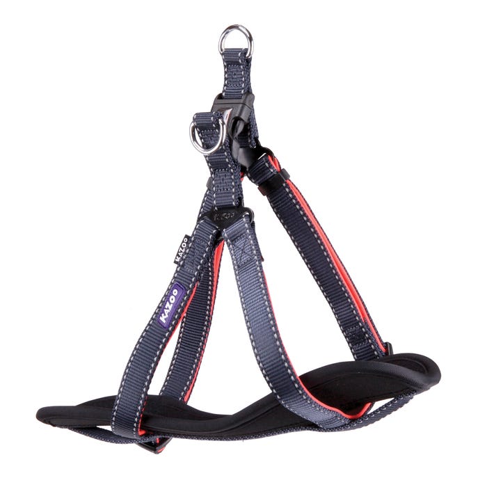 Kazoo Active Walking Harness Slate Orange M