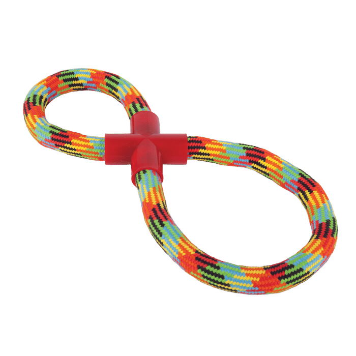 Kazoo Dog Braided Rope Figure 8 Tug