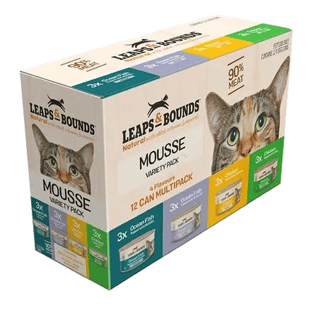 Leaps & Bounds Cat Mousse Variety Pack 85Gx12
