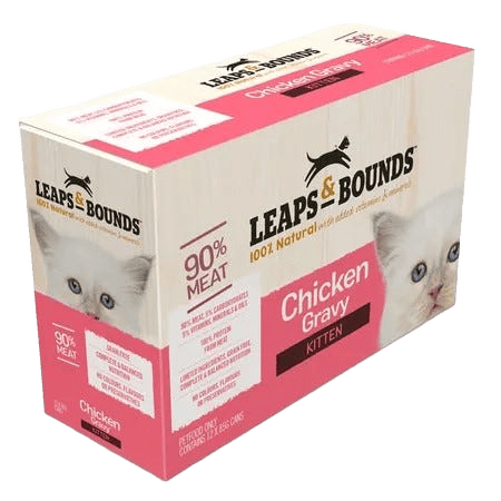 Leaps & Bounds Kitten Chicken In Gravy 85Gx12