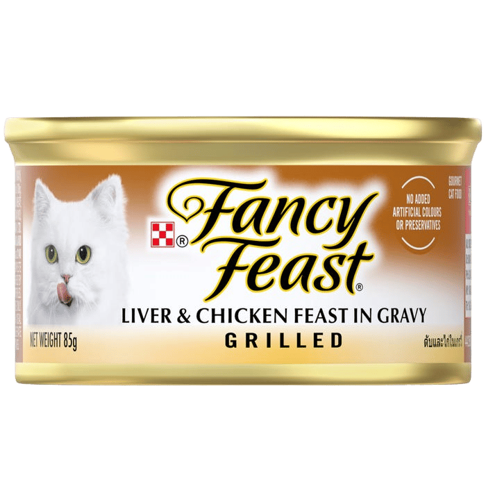 Fancy Feast Grilled Liver & Chicken Feast In Gravy Cat Food 85g