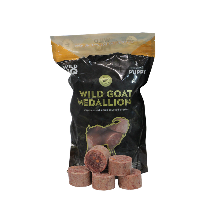 Wild Hq Goat Medallions Frozen Puppy Food 1.36kg