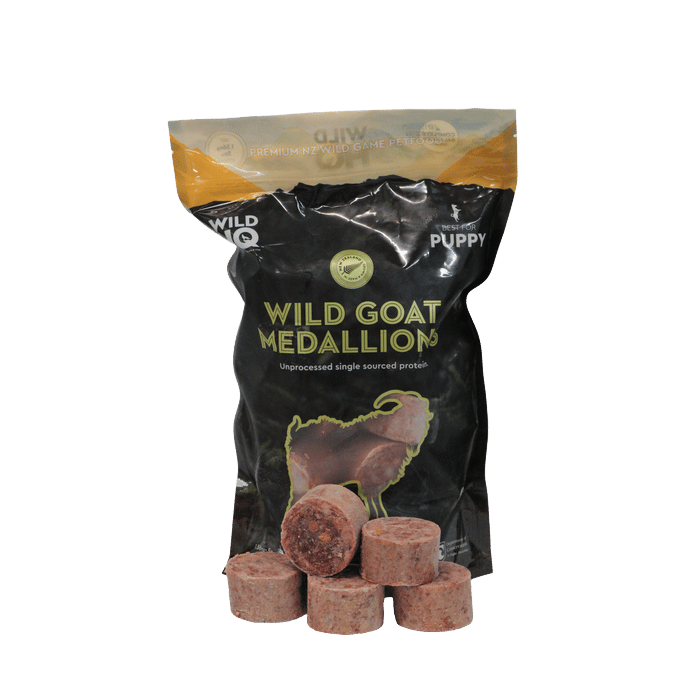 Wild Hq Goat Medallions Frozen Puppy Food 1.36kg