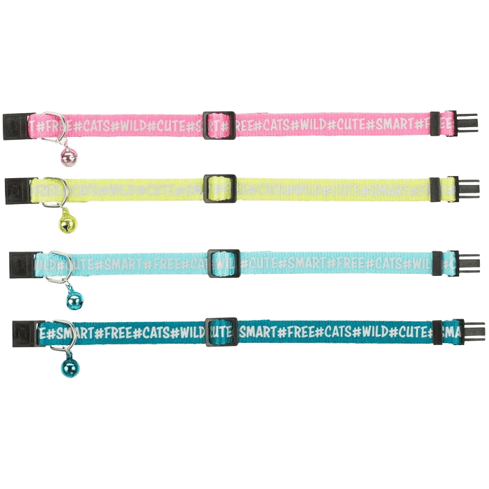 Trixie Cat Collar Reflective Nylon With Bell