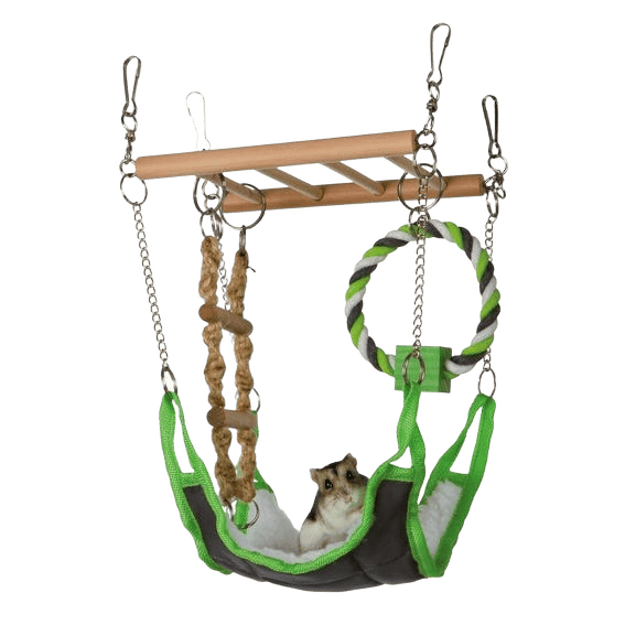 Trixie Suspension Bridge With Hammock