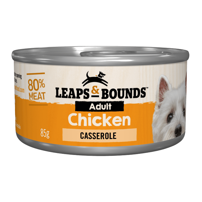 Leaps & Bounds Dog Adult Chicken Casserole 12X85g