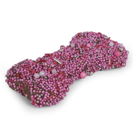 Kazoo Barneys Barkery Dog Bone Biscuit Pink