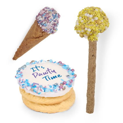 Kazoo Barneys Barkery Dog Birthday Treats Party Pack Blue