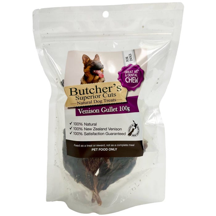 Butcher's Superior Cuts Venison Gullet 100g