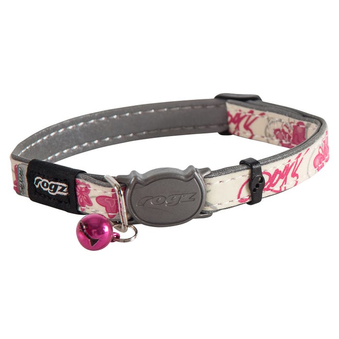 Rogz Cat Collar Glowcat Pink