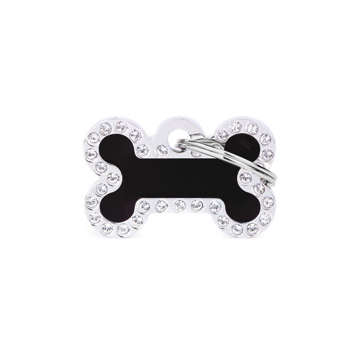My Family Glam Bone Black Tag
