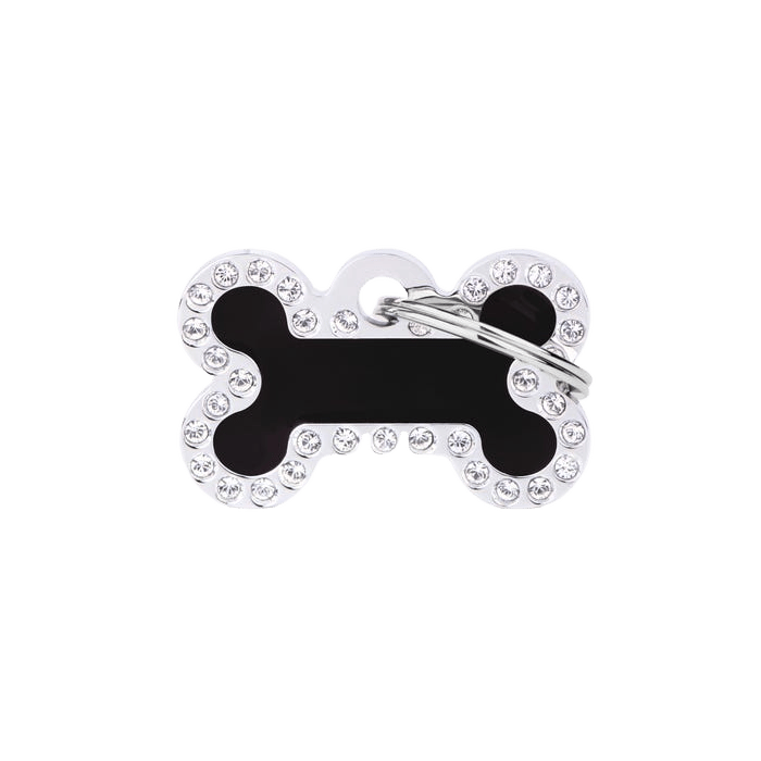 My Family Glam Bone Black Tag