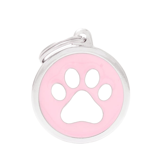 My Family Classic Paw Pink Tag L