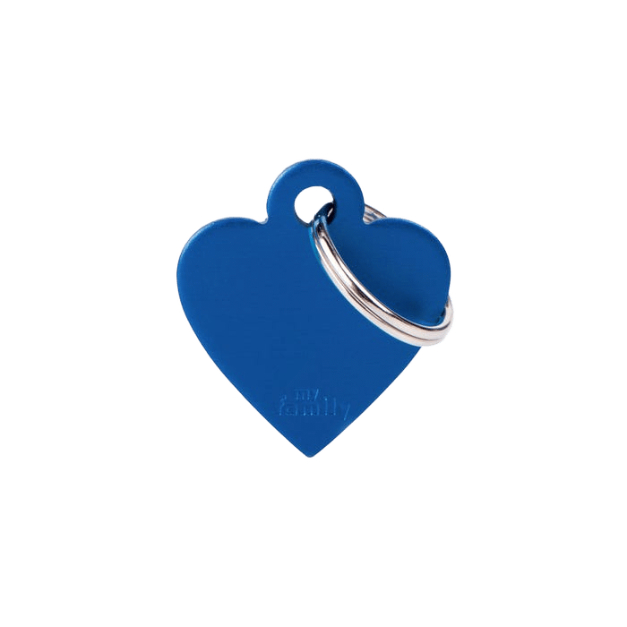 My Family B Heart Blue Tag S