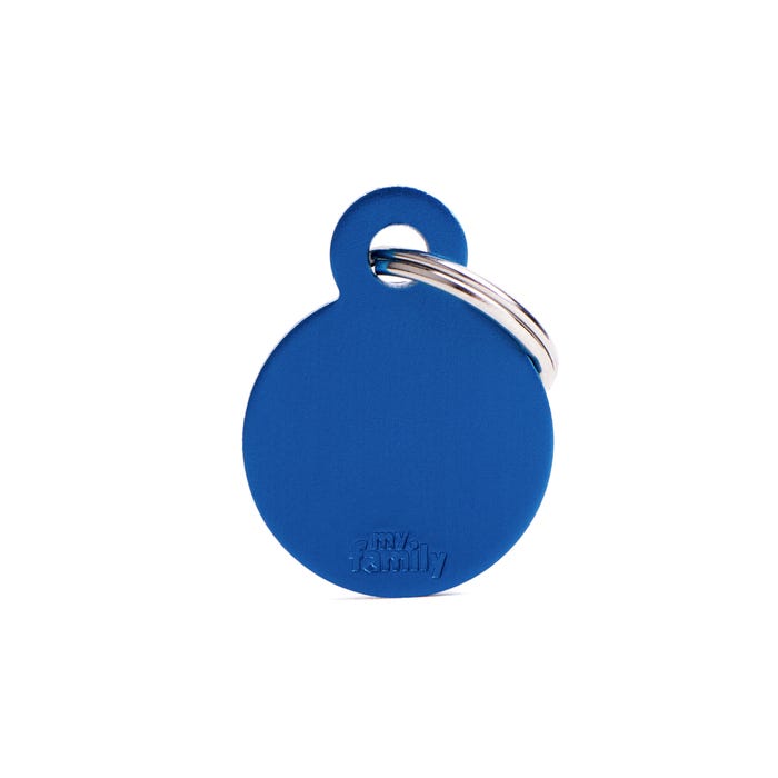 My Family B Circle Blue Tag S