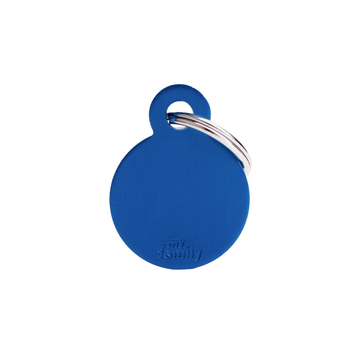 My Family B Circle Blue Tag S