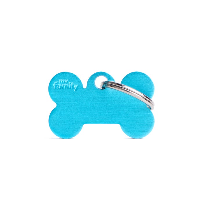 My Family B Bone Light Blue Tag S