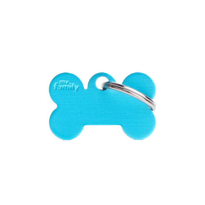 My Family B Bone Light Blue Tag S