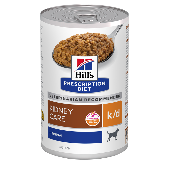 Hills Dog Prescription Diet K/D Kidney Care Can 350g