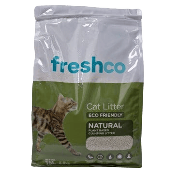 Freshco Litter Natural Plant Based 15l - 6.8kg