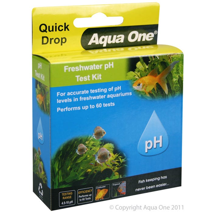 Aqua One Quick Drop Eco Ph4.5-10 Freshwater Test Kit