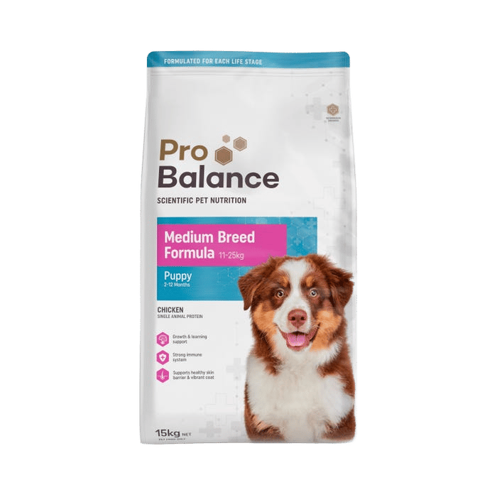 Probalance Medium Breed Chicken Puppy Food 15kg