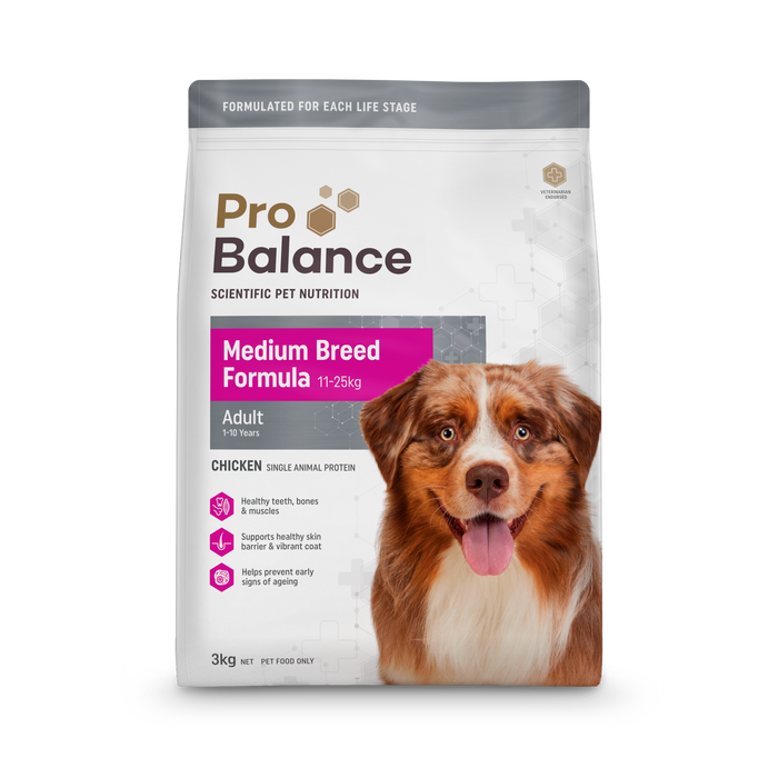 Probalance Medium Breed Chicken Dog Food 3kg