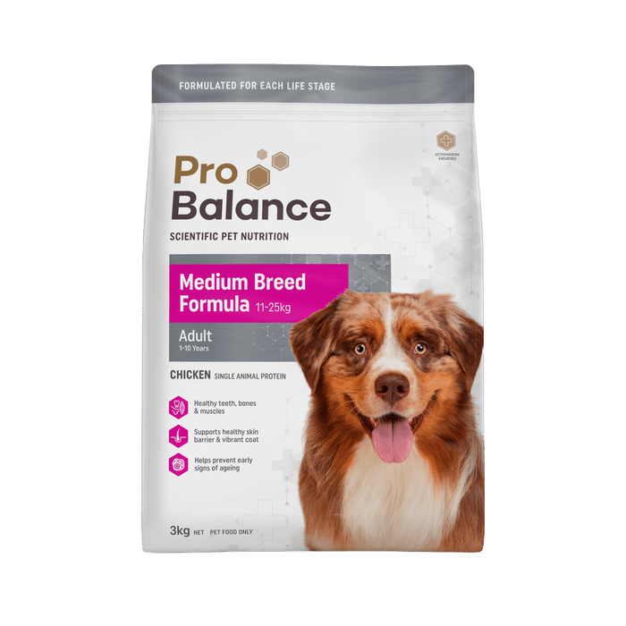 Probalance Medium Breed Chicken Dog Food 3kg