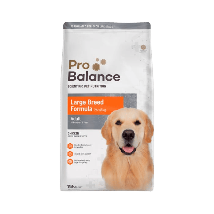 Probalance Large Breed Chicken Dog Food 15kg