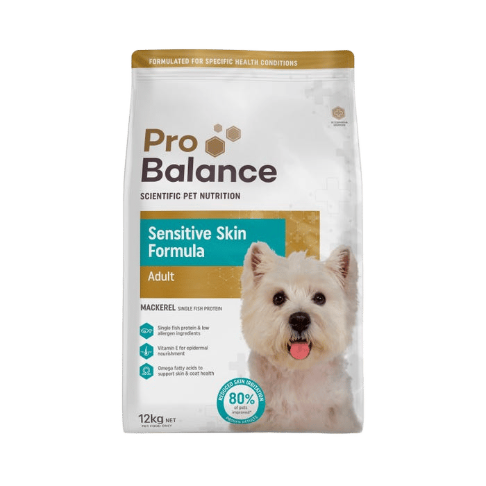 Probalance Sensitive Skin Dog Food 12kg