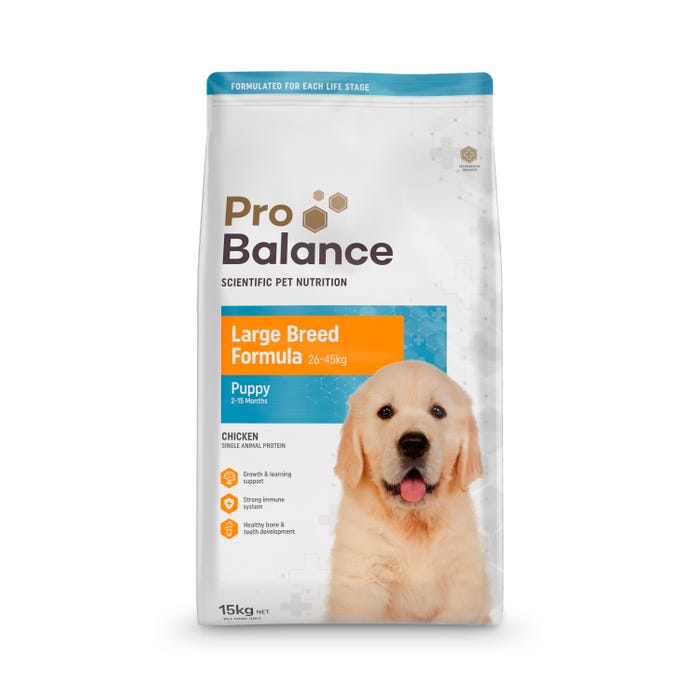 Probalance Large Breed Chicken Puppy Food 15kg