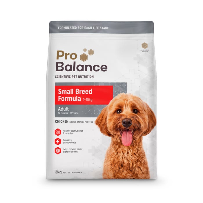 Probalance Small Breed Chicken Dog Food 3kg